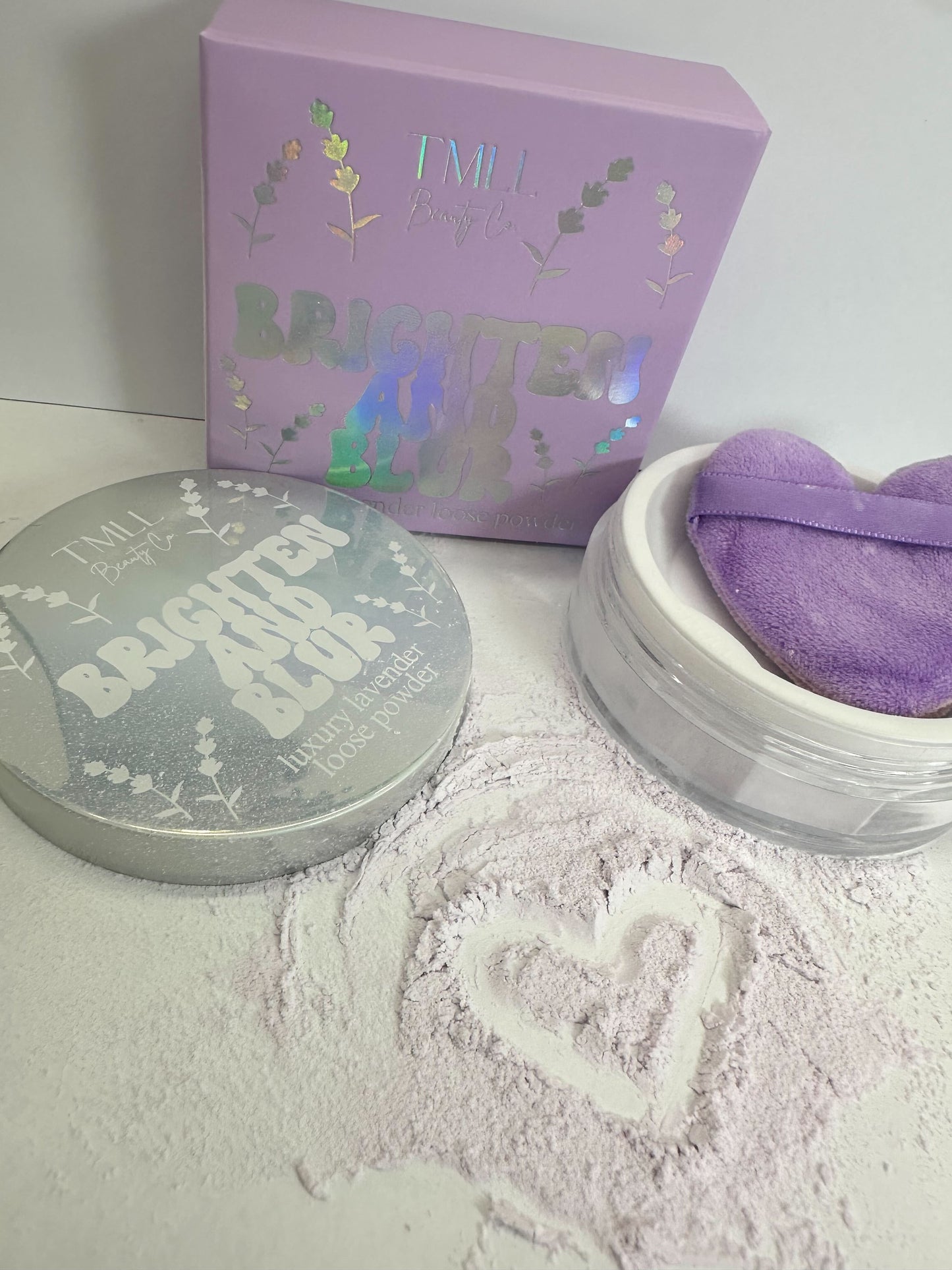 Brighten & Blur Lavender Setting Powder