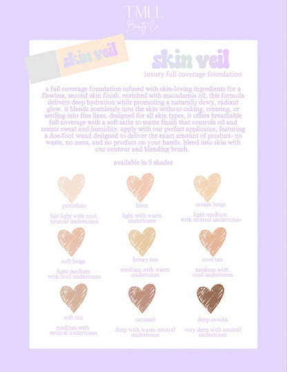 Skin Veil Luxury Full Coverage Foundation