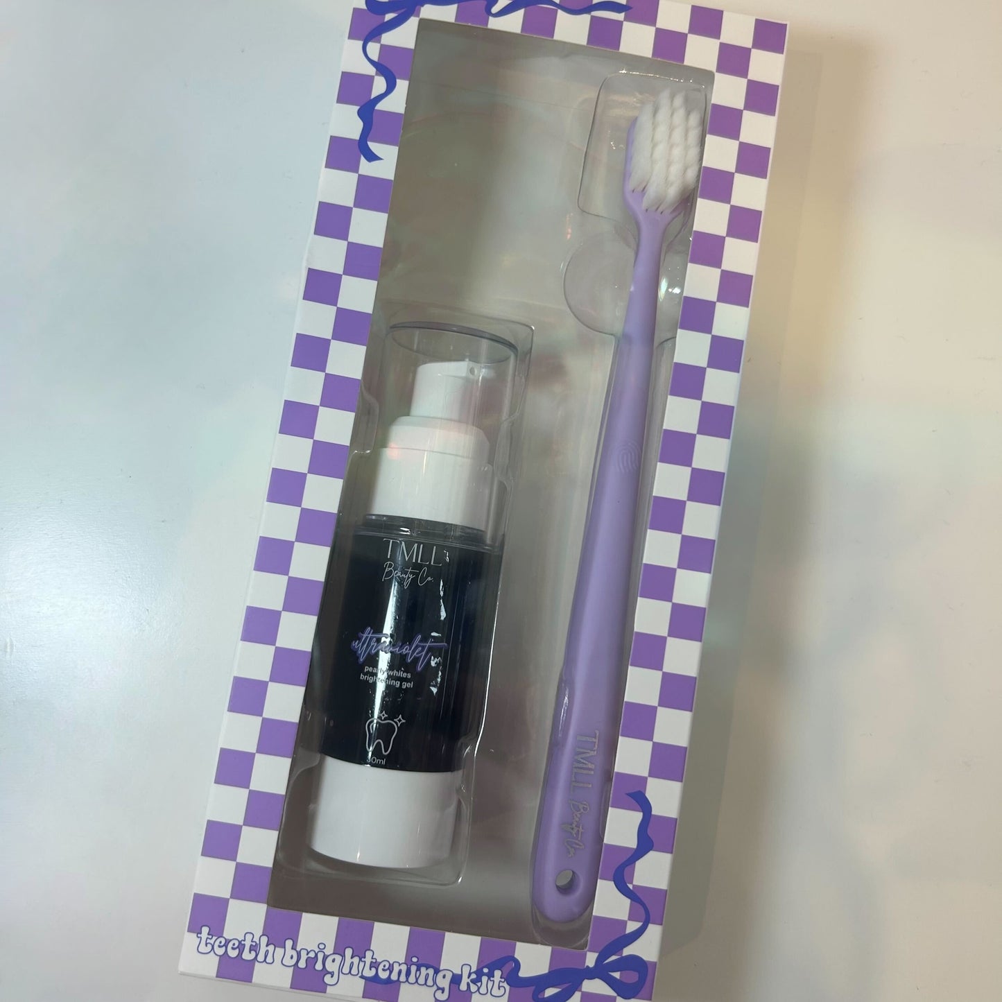 TMLL Teeth Brightening Gel & Toothbrush Kit-250 - TMLL Beauty Co-TMLL Beauty Co-[option4]-[option5]-[option6]-Leather & Lace Boutique Shop