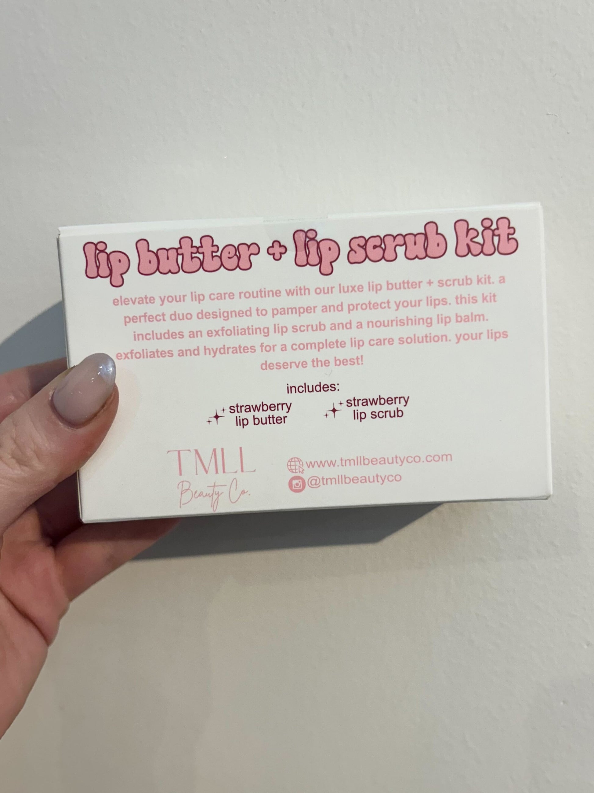 TMLL Strawberry Lip Butter & Scrub Kit-250 - TMLL Beauty Co-TMLL Beauty Co-[option4]-[option5]-[option6]-Leather & Lace Boutique Shop