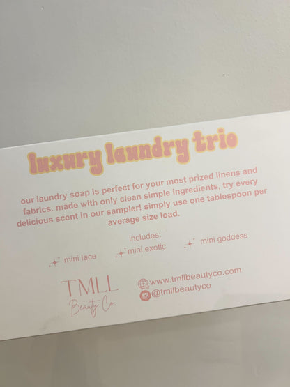 TMLL Luxe Laundry Trio Sampler-250 - TMLL Beauty Co-TMLL Beauty Co-[option4]-[option5]-[option6]-Leather & Lace Boutique Shop
