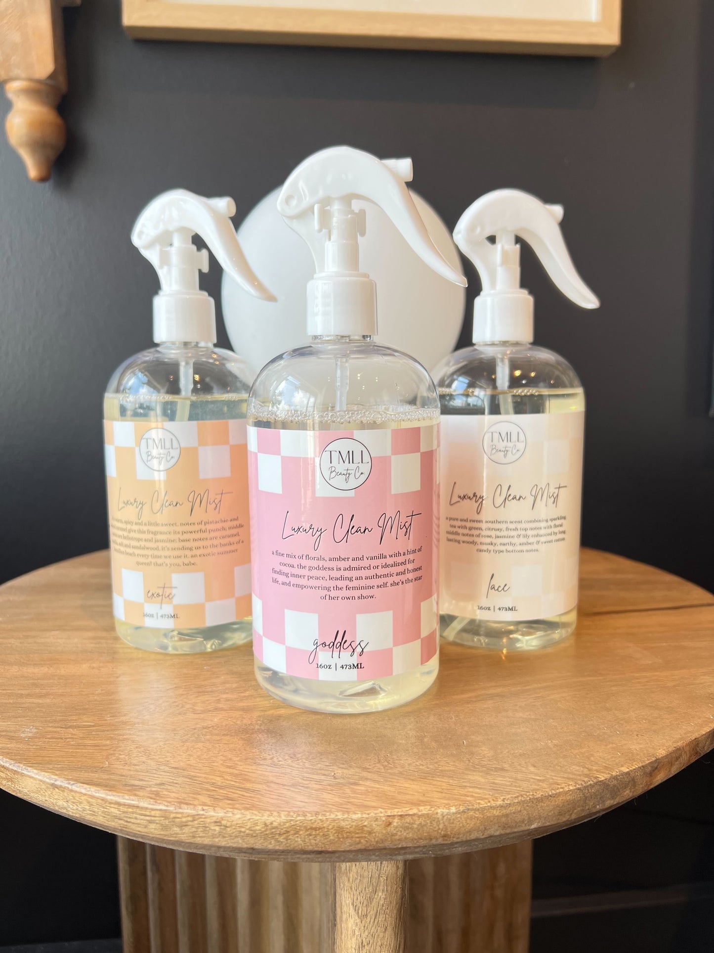 TMLL Luxury Clean Mist All Purpose Cleaner-250 - TMLL Beauty Co - Fragrance-TMLL Beauty Co-[option4]-[option5]-[option6]-Leather & Lace Boutique Shop